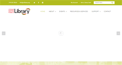 Desktop Screenshot of crlibrary.org