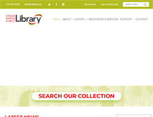 Tablet Screenshot of crlibrary.org